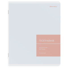 Тетради предметные, КОМПЛЕКТ 12 ПРЕДМЕТОВ 48 л., пластиковая обложка, BRAUBERG &laquo;MonoPastel&raquo;, 405540
