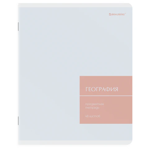 Тетради предметные, КОМПЛЕКТ 12 ПРЕДМЕТОВ 48 л., пластиковая обложка, BRAUBERG "MonoPastel", 405540 - фото 6