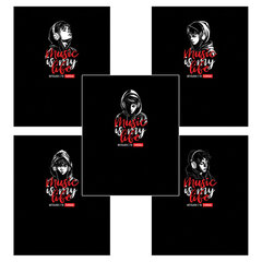 Тетрадь А5 48 л. HATBER скоба, клетка, выборочный лак, &laquo;Music is my life&raquo; (микс в спайке), 091471