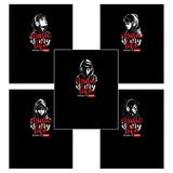 Тетрадь А5 48 л. HATBER скоба, клетка, выборочный лак, "Music is my life" (микс в спайке), 091471