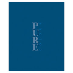 Тетрадь А5 96 л., HATBER-ECO, скоба, офсет №2, ЭКОНОМ, клетка, обложка картон, PURE Colour, &laquo;Голубика&raquo;, 092123