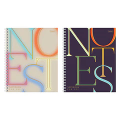 Тетрадь А5 96 л. HATBER гребень, клетка, матовая ламинация, 3D-фольга, &laquo;Notes&raquo; (микс в спайке), 090317
