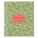 Тетрадь предметная "BLOSSOM" 48 л., рельефный картон, ГЕОГРАФИЯ, клетка, подсказки, BRAUBERG, 405594
