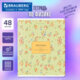 Тетрадь предметная "BLOSSOM" 48 л., рельефный картон, ФИЗИКА, клетка, подсказки, BRAUBERG, 405600