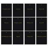Тетради предметные, КОМПЛЕКТ 12 ПРЕДМЕТОВ, 48 л., Soft-Touch, 3D-фольга, BRAUBERG, "BLACK GOLD", 405602