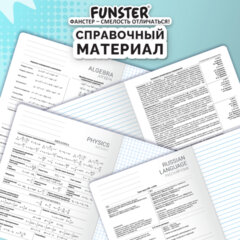 Тетради предметные, КОМПЛЕКТ 12 ПРЕДМЕТОВ, 48 л., TWIN-лак, FUNSTER (ФАНСТЕР), МЕМНЫЕ КОТЫ, 405604