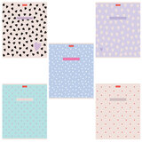 Тетрадь А5 48 л., HATBER, скоба, клетка, обложка картон, тиснение, LOVE IS... (микс в спайке), 093099