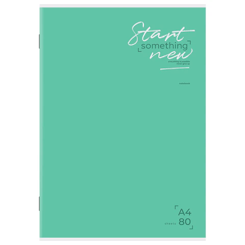 Тетрадь А4 80 л. STAFF "College" скоба, клетка, офсет №2 ЭКОНОМ, обложка картон, ОДНОТОННЫЙ МИКС, 405616 - фото 6