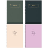 Тетрадь А4 96 л. STAFF "College" гребень, клетка, офсет №2 ЭКОНОМ, обложка картон, ОДНОТОННАЯ, 405618