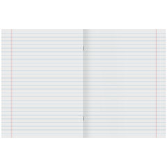 Тетрадь А5 48 л. STAFF &laquo;College&raquo;, скоба, линия, офсет №2 ЭКОНОМ, обложка картон, &laquo;ЯРКАЯ&raquo;, 405628