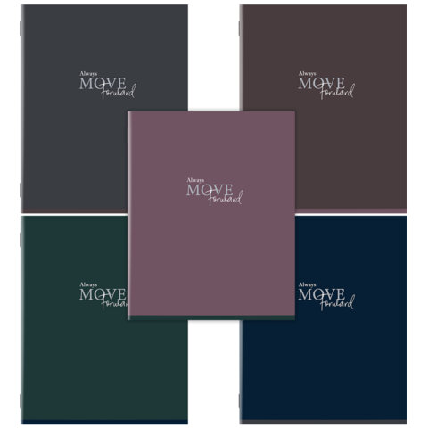 Тетрадь А5 96 л. STAFF "College", скоба, клетка, офсет №2 ЭКОНОМ, обложка картон, "МОНОКОЛОР", 405631