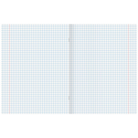 Тетрадь А5 96 л. STAFF "College", скоба, клетка, офсет №2 ЭКОНОМ, обложка картон, "МОНОКОЛОР", 405631 - фото 2