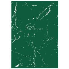 Тетрадь А4 96 л. ОФИСМАГ скоба, клетка, обложка картон, МРАМОР, 405636