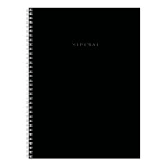 Тетрадь А4, 120 л., BRAUBERG, гребень, клетка, матовая ламинация, &laquo;Minimal Classic&raquo;, 405640