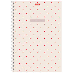 Тетрадь А4 96 л., HATBER, спираль, линия, тиснение, &laquo;LOVE IS...&raquo; (микс в спайке), 093597