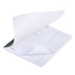 Тетрадь А5 48 л., HATBER, скоба, клетка, Soft-touch ламинация, SoloMatte &laquo;Малахит&raquo;, 092729