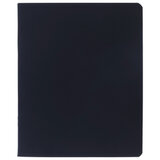 Тетрадь А5 48 л., HATBER, скоба, клетка, Soft-touch ламинация, SoloMatte "Черный бархат", 092723, 48Т5лВ1