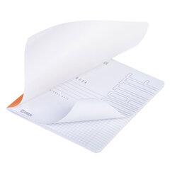 Тетрадь А5 48 л., HATBER, скоба, клетка, Soft-touch ламинация, SoloMatte &laquo;Шафран&raquo;, 092731