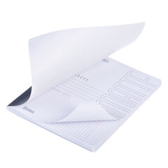 Тетрадь А5, 96 л., HATBER, скоба, клетка, Soft-touch ламинация, СОЛО &laquo;Сапфир&raquo;, 092748