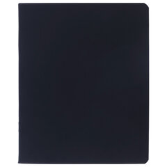 Тетрадь А5 96 л., HATBER, скоба, клетка, Soft-touch ламинация, SoloMatte &laquo;Черный бархат&raquo;, 092746