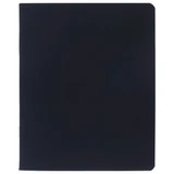 Тетрадь А5, 96 л., HATBER, скоба, клетка, Soft-touch ламинация, СОЛО "Черный бархат", 092746, 96Т5лВ1