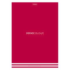 Тетрадь А4, 96 л., HATBER, скоба, линия, матовая ламинация, тиснение, &laquo;MONOCOLOUR&raquo; (микс в спайке), 093583