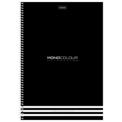 Тетрадь А4, 96 л., HATBER, спираль, клетка, матовая ламинация, тиснение, &laquo;MONOCOLOUR&raquo; (микс в ПУ), 093593