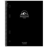 Тетрадь А5, 120 л., HATBER, спираль, клетка, обложка твердая, Soft-touch, 4 разделителя, "Mountains", 094231