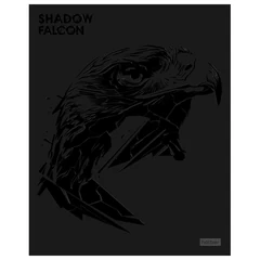 Тетрадь А5, 48 л., HATBER, скоба, клетка, матовая ламинация, 3D-лак, &laquo;Shadow&raquo; (микс в спайке), 093204