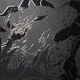 Тетрадь А5, 48 л., HATBER, скоба, клетка, матовая ламинация, 3D-лак, "Shadow" (микс в спайке), 093204, 48Т5лолВ1