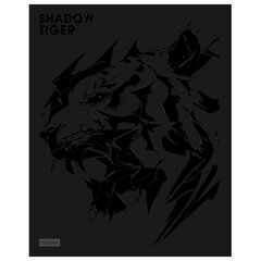 Тетрадь А5, 48 л., HATBER, скоба, клетка, матовая ламинация, 3D-лак, &laquo;Shadow&raquo; (микс в спайке), 093204