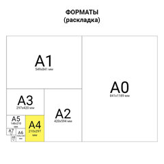 Тетрадь бумвинил, черный, А4 (большой формат), 96 л., скоба, офсет №1, белая бумага, клетка, STAFF, 405720