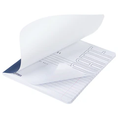 Тетрадь А5, 48 л., HATBER, скоба, линия, Soft-touch ламинация, СОЛО &laquo;Сапфир&raquo;, 092751