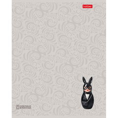 Тетрадь А5, 48 л., HATBER, скоба, клетка, soft-touch ламинация, 3D-лак, Матрешки (микс в спайке), 095881