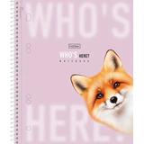 Тетрадь А5, 120 л., HATBER, спираль, клетка, soft-touch ламинация, 3 разделителя, "Кто здесь?", 094226, 120Тр5лВ1сп_356