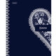 Тетрадь А5 96л. HATBER гребень, клетка, Soft-touch ламинация, Кружево (микс в спайке), 96Т5лВ1гр