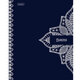 Тетрадь А5 96л. HATBER гребень, клетка, Soft-touch ламинация, Кружево (микс в спайке), 96Т5лВ1гр
