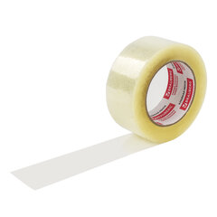 Клейкая лента упаковочная 48 мм х 132 м прозрачная, толщина 45 микрон, BRAUBERG, 440157