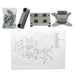 Кронштейн-крепление для ТВ настенный ЖК-130, VESA 75-200/<wbr/>200, 15-32", 3 ст. своб., 25 кг
