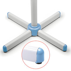 Вентилятор напольный SONNEN FS40-A104 Line, 45 Вт, 3 скоростных режима, белый/<wbr/>синий, 451034