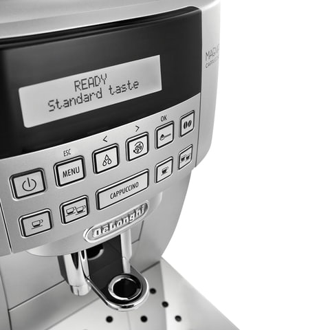 Кофемашина DELONGHI Magnifica S ECAM 22.360.S, 1450 Вт, объем 1,8 л, автокапучинатор, серебристая