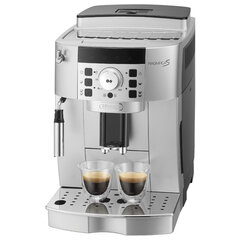 Кофемашина DELONGHI Magnifica S ECAM 22.110.SB, 1450 Вт, объем 1,8 л, ручной капучинатор, серебристая