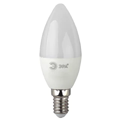 Лампа светодиодная ЭРА STD, 7 (60) Вт, цоколь E14, &laquo;свеча&raquo;, теплый белый свет, 30000 ч., LED B35-7W-827-E14