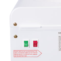 Кулер для воды SONNEN FS-01, напольный, НАГРЕВ/<wbr/>ОХЛАЖДЕНИЕ ЭЛЕКТРОННОЕ, 2 крана, белый, 452419