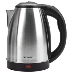 Чайник CROMEX (КРОМЕКС) KT-115, 1,5 л, 1500 Вт, закрытый нагревательный элемент, нержавеющая сталь, серебристый, 452925
