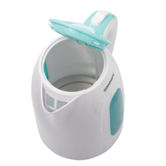 Чайник SONNEN KT-2016, 2 л, 2200 Вт, закрытый нагревательный элемент, пластик, белый/<wbr/>голубой, 453417