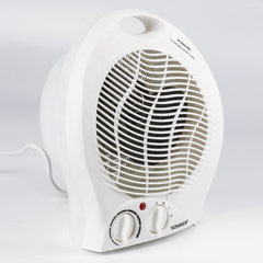 Тепловентилятор SONNEN F-200, 1000/<wbr/>2000 Вт, 2 режима работы, белый, 453493