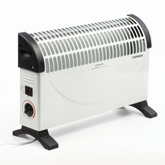 Обогреватель-конвектор SONNEN Y-02S, 1500 Вт, 3 режима работы, белый/<wbr/>черный, 453494