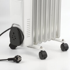 Обогреватель масляный SONNEN DFS-07, 1500 Вт, 7 секций, белый, 453498