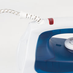 Утюг SONNEN SI-237A, 1800 Вт, антипригарное покрытие, синий/<wbr/>белый, 453504